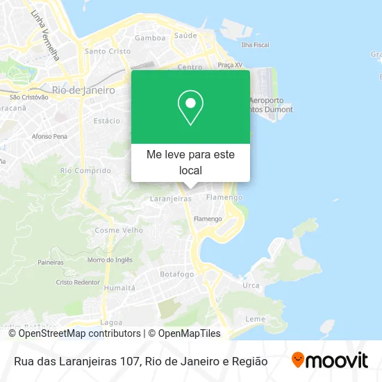 Rua das Laranjeiras 107 mapa