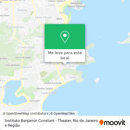 Instituto Benjamin Constant - Theater mapa