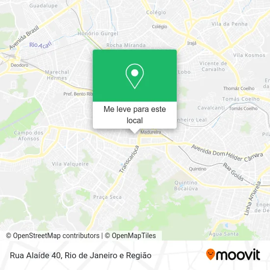 Rua Alaíde 40 mapa