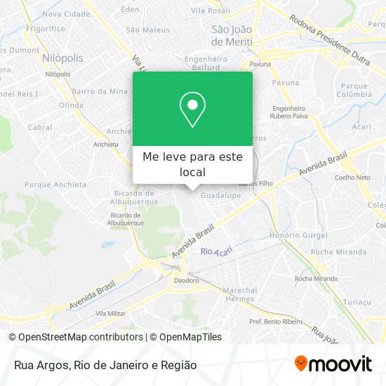 Rua Argos mapa