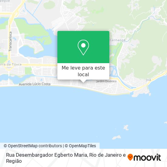 Rua Desembargador Egberto Maria mapa