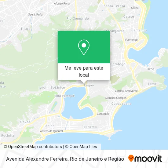 Avenida Alexandre Ferreira mapa