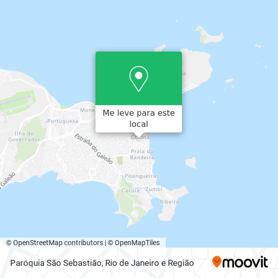 Paróquia São Sebastião mapa