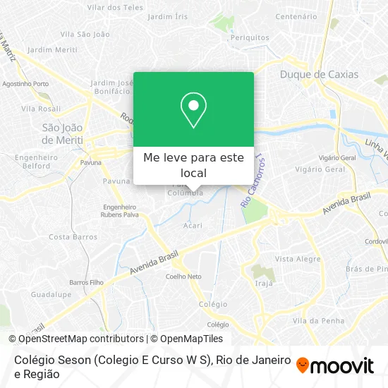 Colégio Seson (Colegio E Curso W S) mapa