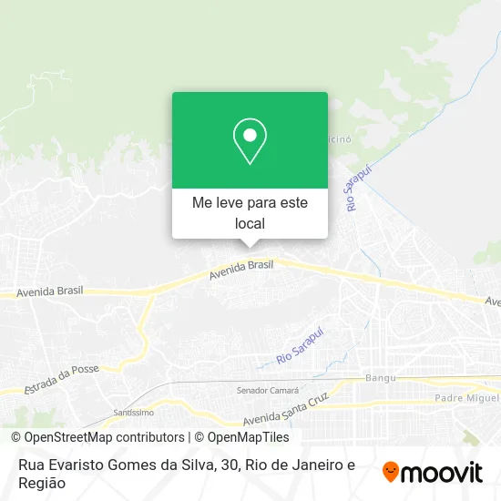 Rua Evaristo Gomes da Silva, 30 mapa