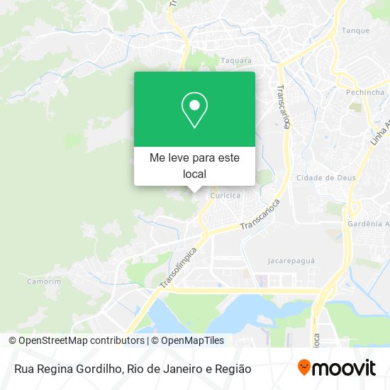 Rua Regina Gordilho mapa