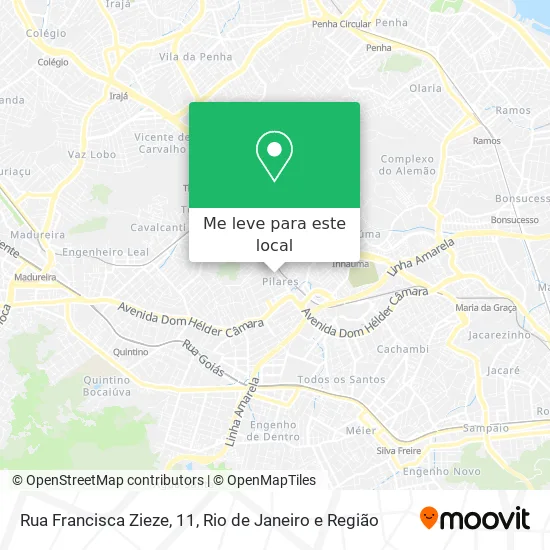 Rua Francisca Zieze, 11 mapa