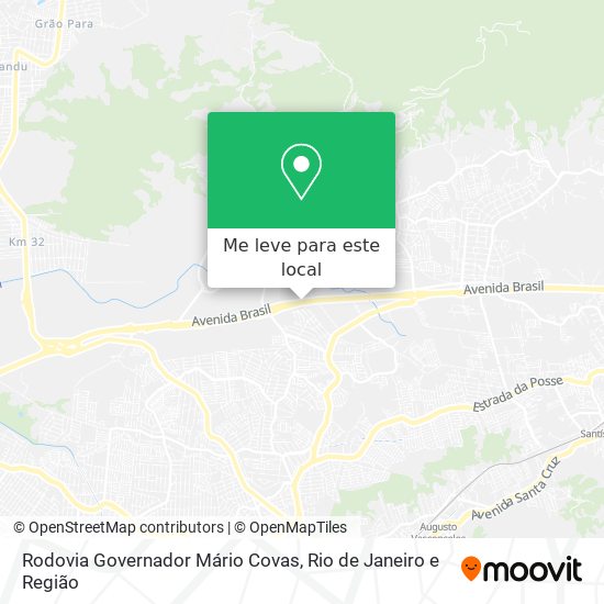 Rodovia Governador Mário Covas mapa