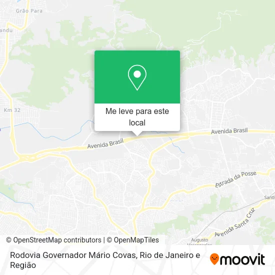 Rodovia Governador Mário Covas mapa