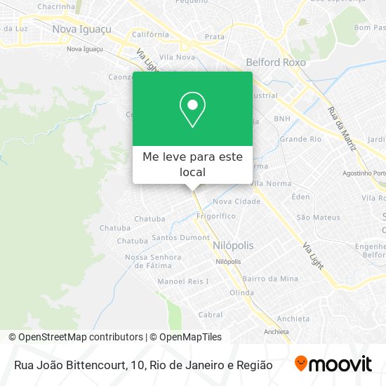 Rua João Bittencourt, 10 mapa