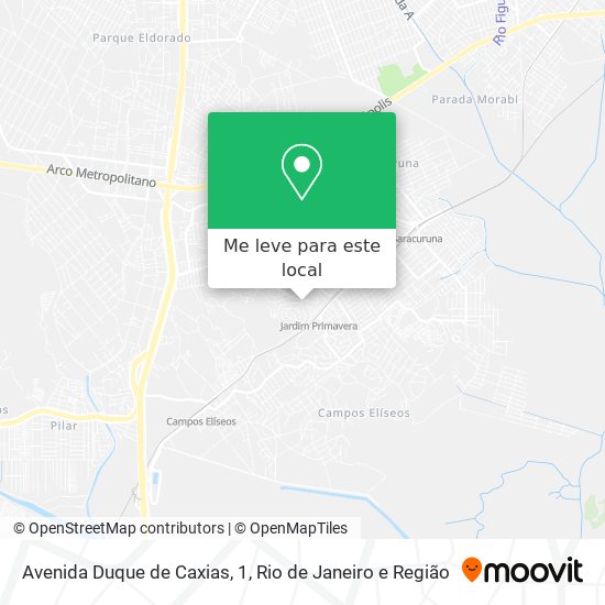 Avenida Duque de Caxias, 1 mapa