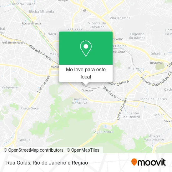 Rua Goiás mapa