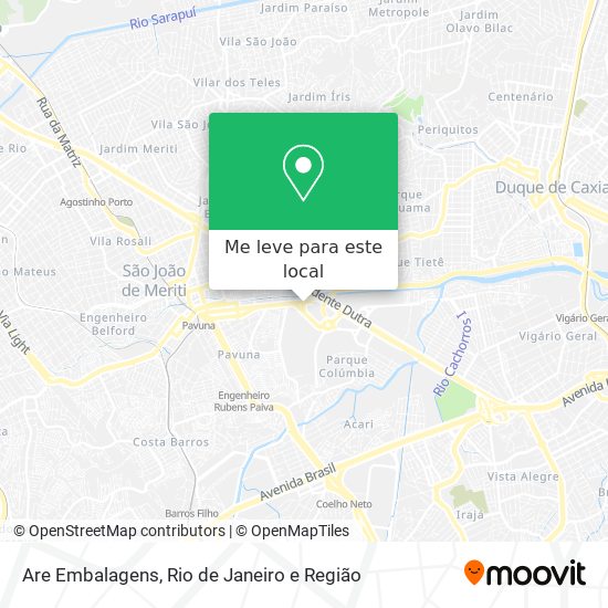 Are Embalagens mapa