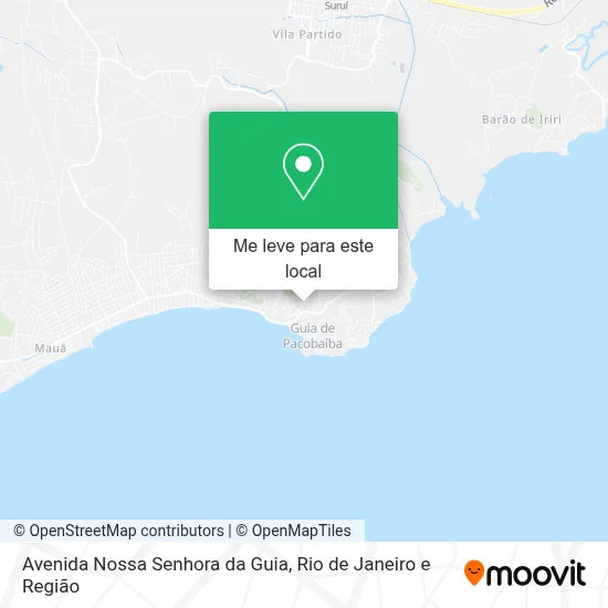 Avenida Nossa Senhora da Guia mapa