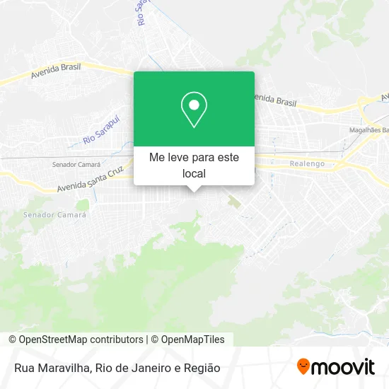 Rua Maravilha mapa