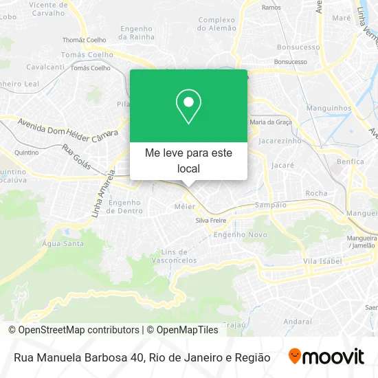 Rua Manuela Barbosa 40 mapa