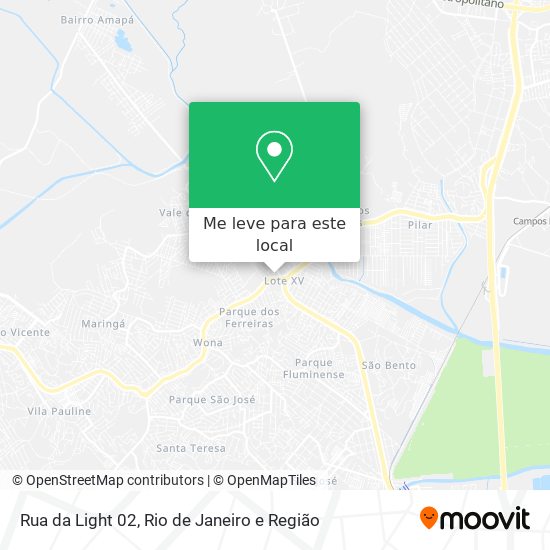 Rua da Light 02 mapa