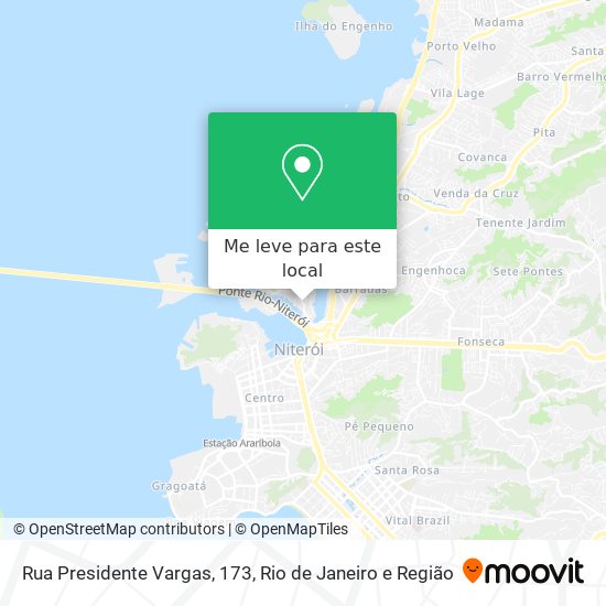 Rua Presidente Vargas, 173 mapa