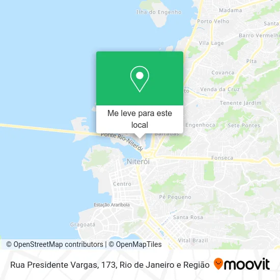 Rua Presidente Vargas, 173 mapa