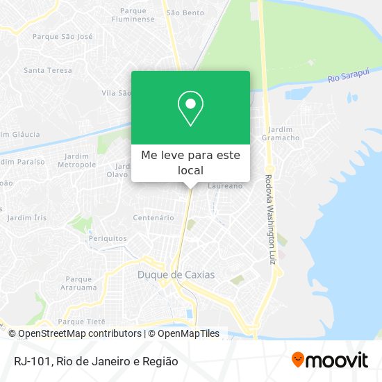 RJ-101 mapa