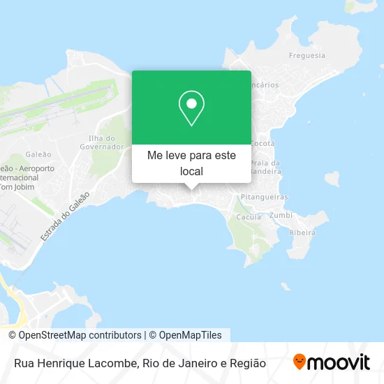 Rua Henrique Lacombe mapa