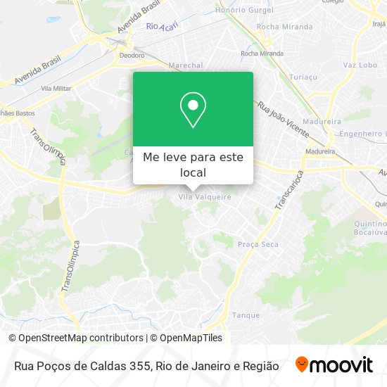 Rua Poços de Caldas 355 mapa