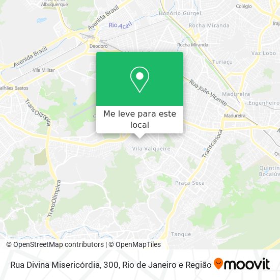 Rua Divina Misericórdia, 300 mapa