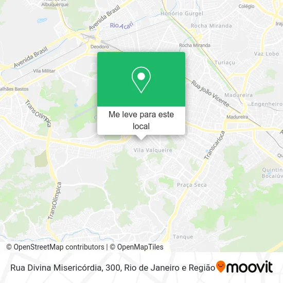 Rua Divina Misericórdia, 300 mapa