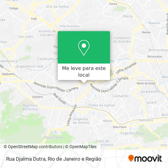 Rua Djalma Dutra mapa