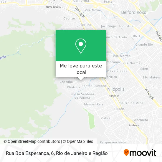 Rua Boa Esperança, 6 mapa