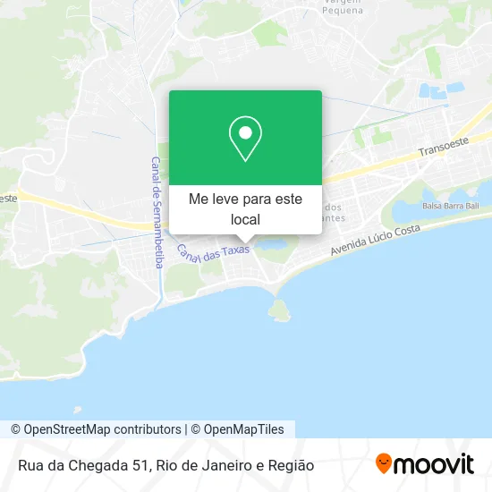 Rua da Chegada 51 mapa