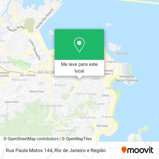 Rua Paula Matos 144 mapa
