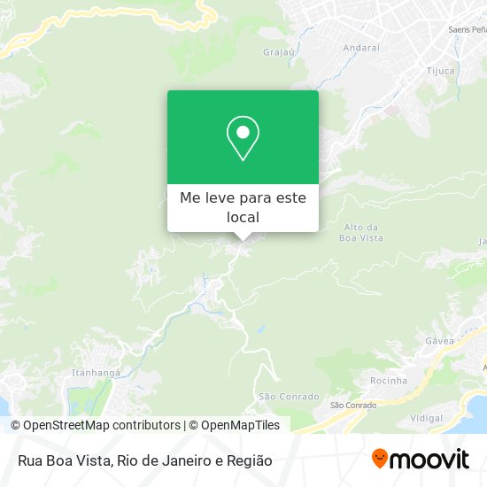 Rua Boa Vista mapa