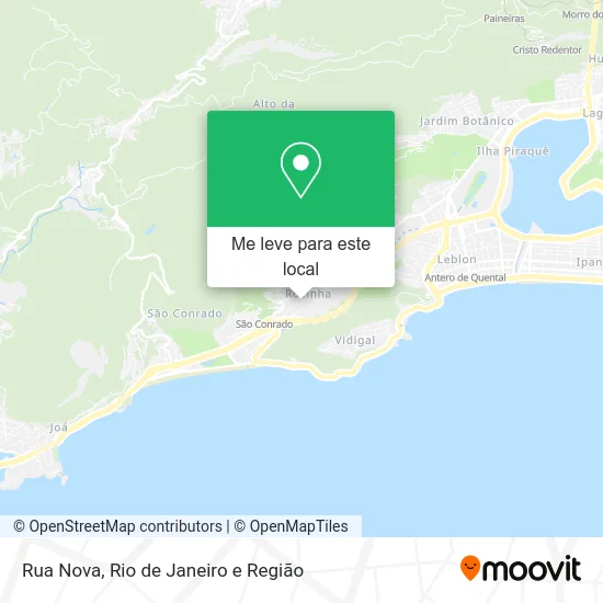 Rua Nova mapa