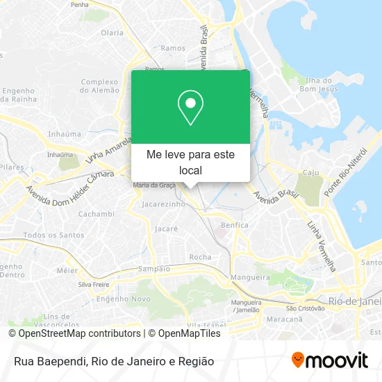 Rua Baependi mapa
