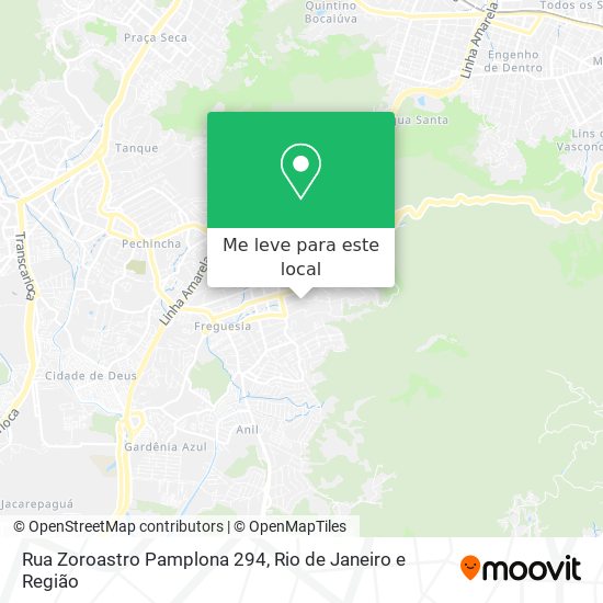 Rua Zoroastro Pamplona 294 mapa