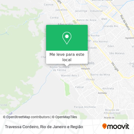 Travessa Cordeiro mapa