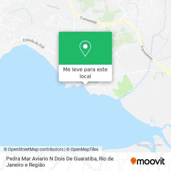 Pedra Mar Aviario N Dois De Guaratiba mapa