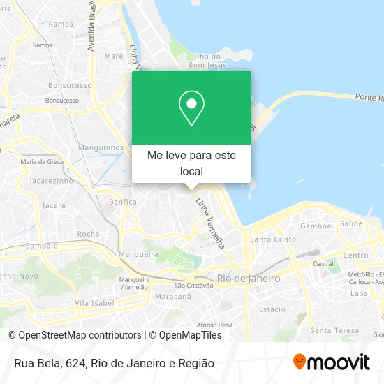 Rua Bela, 624 mapa