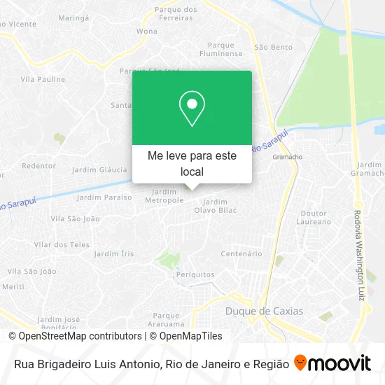 Rua Brigadeiro Luis Antonio mapa