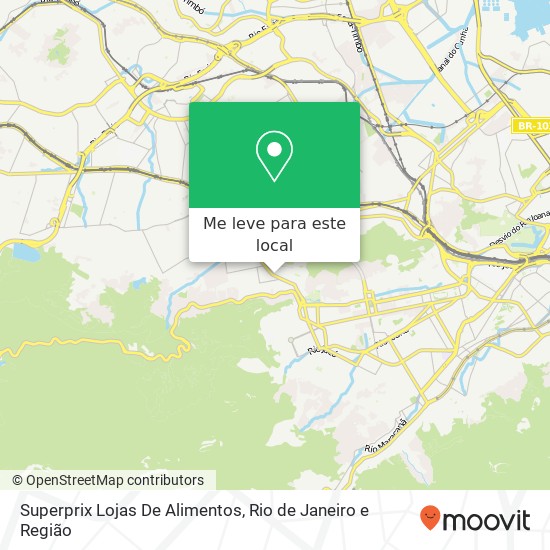 Superprix Lojas De Alimentos mapa