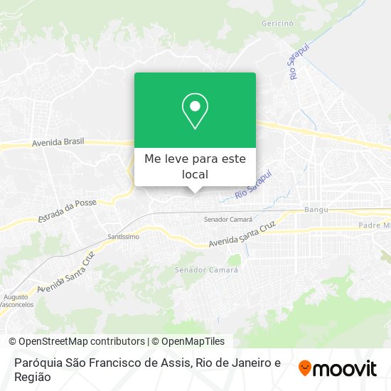 Paróquia São Francisco de Assis mapa