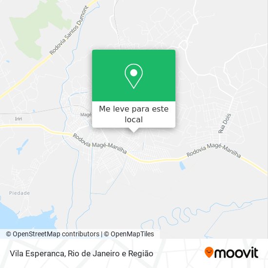Vila Esperanca mapa