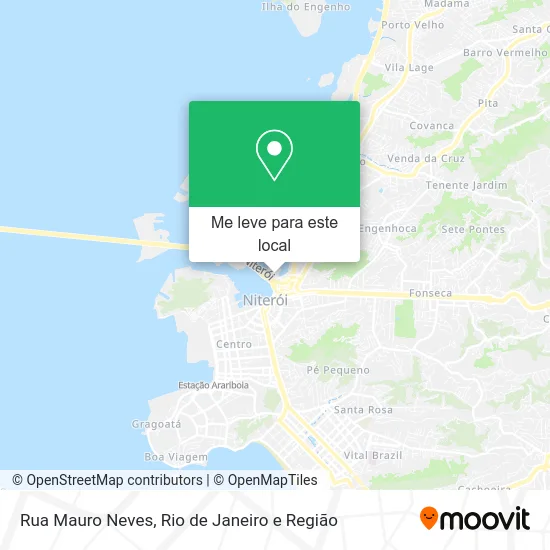 Rua Mauro Neves mapa