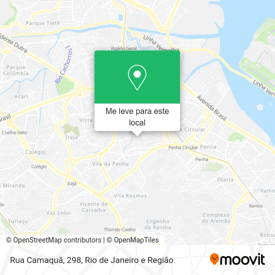 Rua Camaquã, 298 mapa