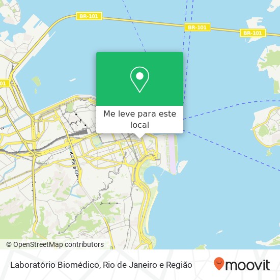 Laboratório Biomédico mapa