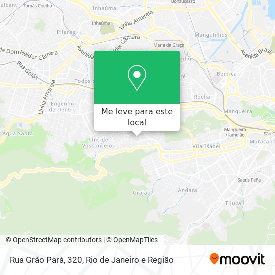 Rua Grão Pará, 320 mapa