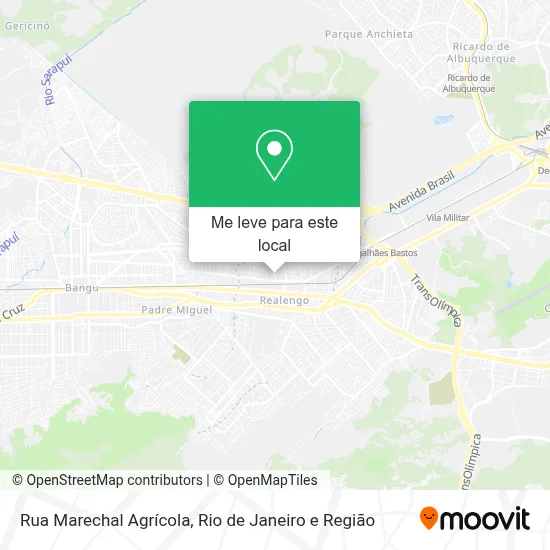 Rua Marechal Agrícola mapa