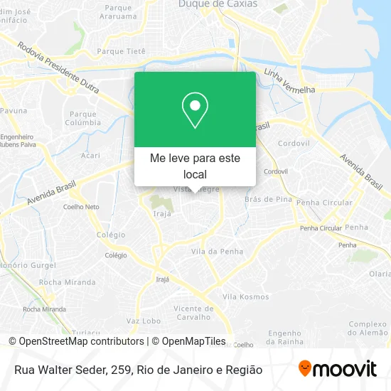 Rua Walter Seder, 259 mapa