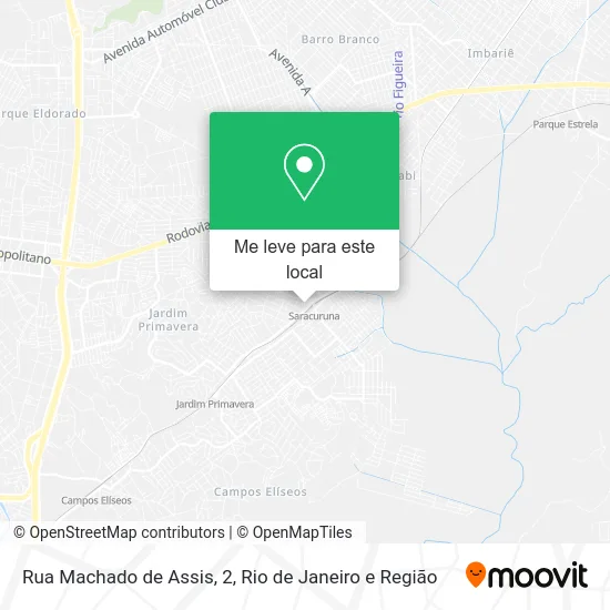 Rua Machado de Assis, 2 mapa